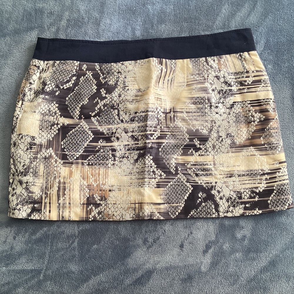 ROSEANNA Snake Print Mini skirt